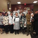 Dayspring Christian Academy staff dress up for character day during spirit week 2017