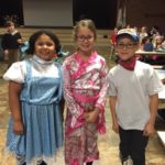 Dayspring Christian Academy students dress up for character day during spirit week.