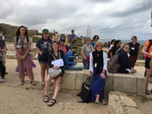 Dayspring Christian Academy students Students study at Caesarea Maritima, which was built by Herod the Great. 