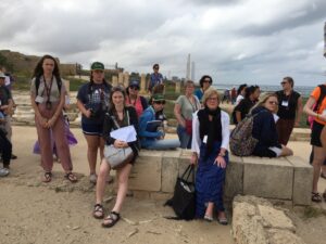 Dayspring Christian Academy students Students study at Caesarea Maritima, which was built by Herod the Great. 