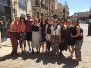Dayspring Christian Academy seniors visit Jerusalem as a part of their field trip to Israel.