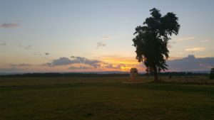 Sunset at Gettysburg, PA