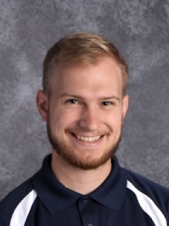Caleb Onasch is the physical education teacher and athletic administrator