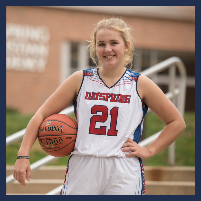 Christian High School Female Basketball Player