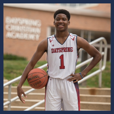 Christian High School Male Basketball Player