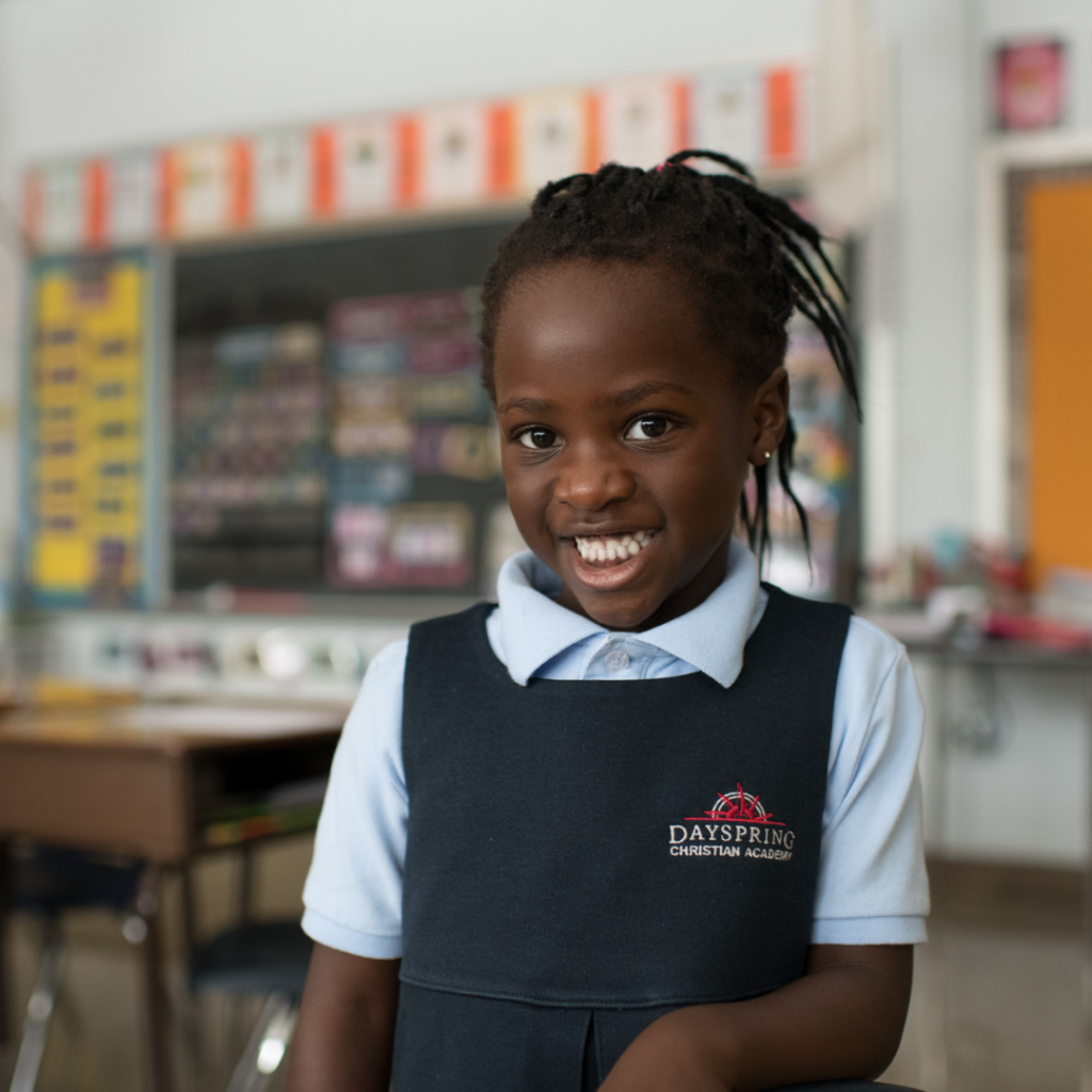 Christian Preschool Smiling Student Girl