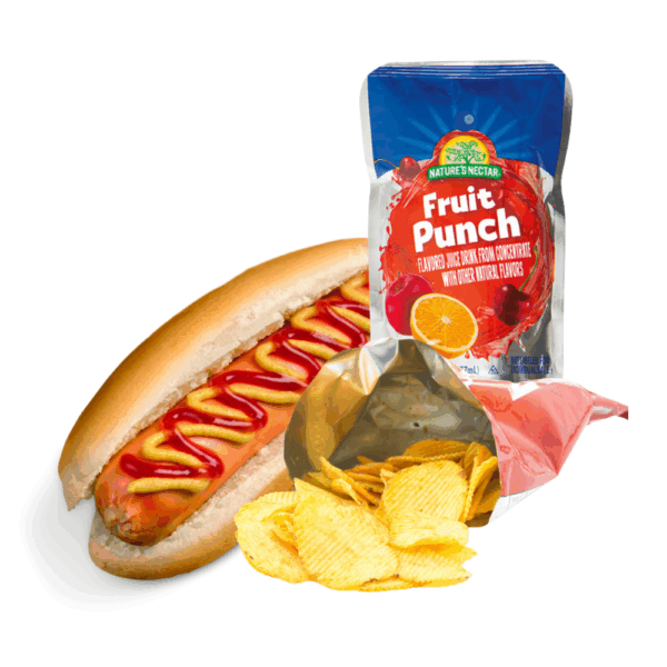 One Hot Dog Meal