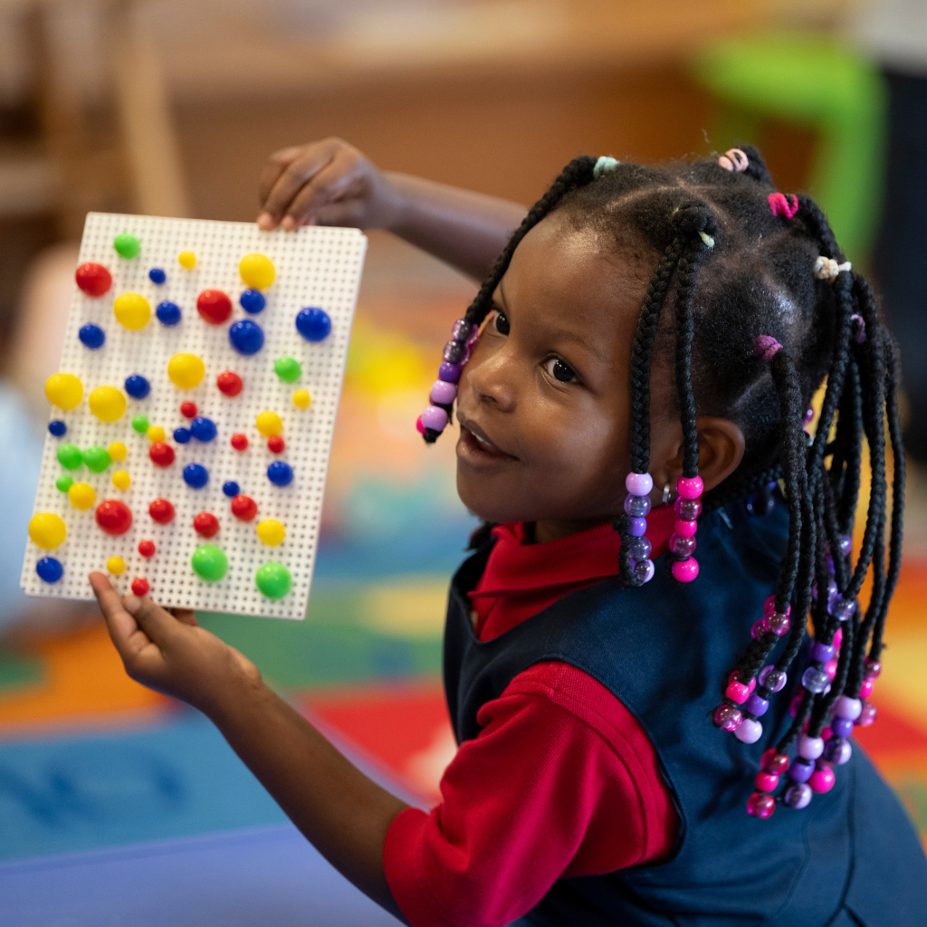 Pre-K in Lancaster PA Girl Learning and Growing